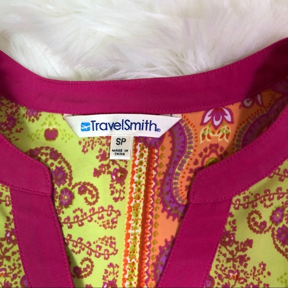 TravelSmith 3/4 Sleeve V Neck Tunic SP - Picture 7 of 8